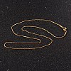 304 Stainless Steel Snake Chain Necklaces NJEW-O096-C-23G-2