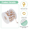 DIY Brass ABS Imitation Pearl Bead Handmade Chains Necklaces Making Kits DIY-HS0001-65A-4