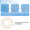 Unicraftale 10 Pairs Brass Ear Cuff Findings KK-UN0001-18-4