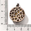 Natural Tiger Eye Pendants G-P560-01R-17-3