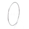 304 Stainless Steel Plain Bangles For Women BJEW-N033-02P-1