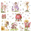 8 Sheets 8 Styles PVC Waterproof Wall Stickers DIY-WH0345-037-1