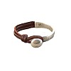 Flat Round Alloy & Acrylic & Imitation Leather Cord Bangles for Men FS-WG7E36B-01-1-4