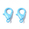 Spray Painted Eco-Friendly Alloy Lobster Claw Clasps X-PALLOY-T080-06E-NR-3