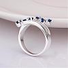 Simple Fashion Style Brass Hollow Cubic Zirconia Rings RJEW-EE0001-076P01-F-2