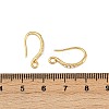 Brass Earring Hooks KK-B137-15G-02-3