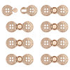 Zinc Alloy Snap Lock Clasps FIND-WH0149-96KCG-1