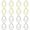 20Pcs 2 Colors Alloy Pendants Cadmium Free ENAM-YW0006-45-1