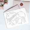 Plastic Drawing Painting Stencils Templates DIY-WH0396-215-3