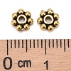 Tibetan Style Alloy Beads Daisy Spacer Beads X-LF1249Y-01AG-RS-4