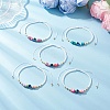 Glass Seed Beads Braided Bead Bracelets BJEW-MZ00211-1