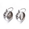 Tarnish Resistant 304 Stainless Steel Leverback Earring Findings STAS-H423-01P-3