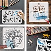 Plastic Hollow Out Drawing Painting Stencils Templates DIY-WH0396-854-4