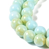 Baking Paint Glass Bead Strands GLAA-H031-01B-08-4