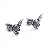 Retro 304 Stainless Steel Stud Earrings EJEW-L248-019AS-1