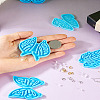 Mega Pet 7Pcs 7 Style Butterfly DIY Pendant Silicone Molds DIY-MP0001-15-26