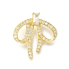 925 Sterling Silver Pave Clear Cubic Zirconia Pendants STER-P067-04G-1