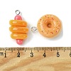 Opaque Resin Pendants X1-RESI-P038-A01-3
