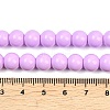 Painted Glass Bead Strands DGLA-S071-8mm-B38-2