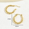 304 Stainless Steel Hoop Earrings JM7846-3