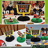 2Bags 2 Styles  Sports Paper Rugby Display Decorations AJEW-ME0002-86-5