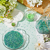 240G 4 Colors Electroplate Glass Chip Beads MRMJ-SC0001-38-3