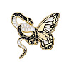 Dark Gothic Style Creative Snake Brooch PW-WG35030-04-1