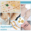 220Pcs 3 Styles Brass Textured Beads KK-ME0002-68G-5