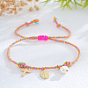 Bohemian Brass & Natural Freshwater Pearl Charm Bracelets ZD8910-2-1