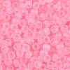6/0 Transparent Inside Colours Glass Seed Beads SEED-N008-08P-3