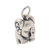 Fine Silver Vintage Elephant Charms STER-D300-06AS-1