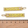 Brass Micro Pave Colorful Cubic Zirconia Pendants CU-CBA6B6F-22G-3