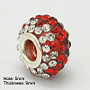 Resin Rhinestone European Beads GPDL-C004-08S-2