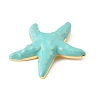 Brass Enamel Pendants KK-CBA9CBD-06G-2