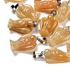Natural Topaz Jade Pendants G-B127-10P-05-1