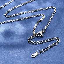 Tarnish Resistant 304 Stainless Steel Necklaces NJEW-E080-13P