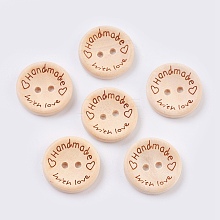 Wooden Buttons BUTT-K007-08C