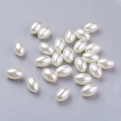 ABS Plastic Imitation Pearl Beads MACR-G007-1-1
