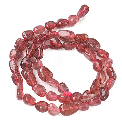 Natural Strawberry Quartz Beads Strands G-D329-A01-1