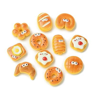 Opaque Resin Imitation Food Decoden Cabochons RESI-H159-01-1