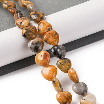 Natural Crazy Agate Beads Strands G-I372-A08-01-1