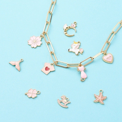 Alloy Enamel Pendants ENAM-YW0001-20-1