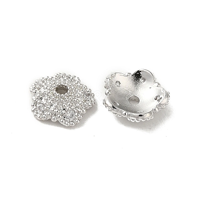 Rack Plating Brass Beads Caps KK-B088-04B-P-1