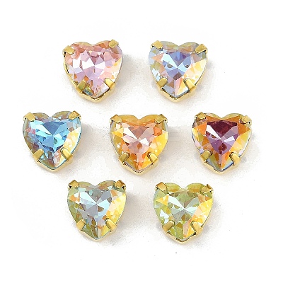Brass Glass Rhinestone Sew on Rhinestones RGLA-U001-11G-02-1