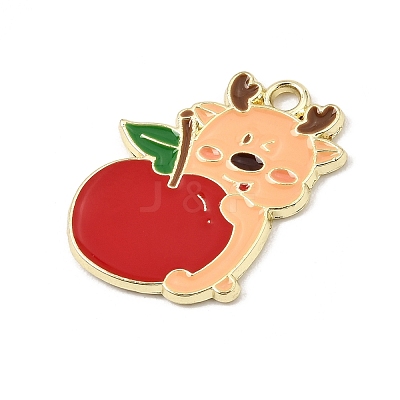 Christmas Alloy Enamel Pendants AL-CBA5CD4-02G-03-1