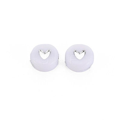 Plating Acrylic Beads PACR-R242-02-1