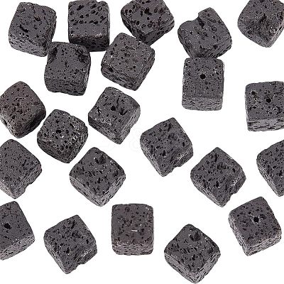Natural Lava Rock Beads Strands G-WH0018-034C-1