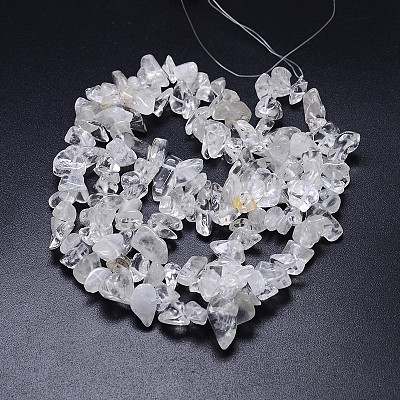Natural Quartz Crystal Beads Strands G-O049-C-61-1