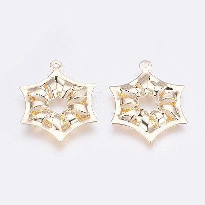 Brass Pendants KK-I622-13G-B-NF-1