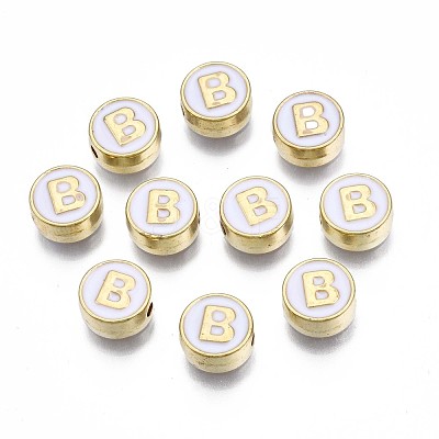 Alloy Enamel Beads ENAM-N052-006-01B-RS-1